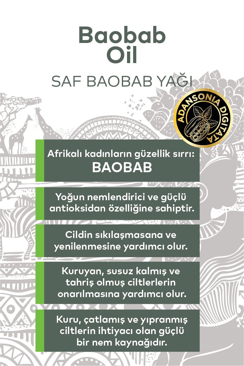 Saf Baobab Yağı 30 ML