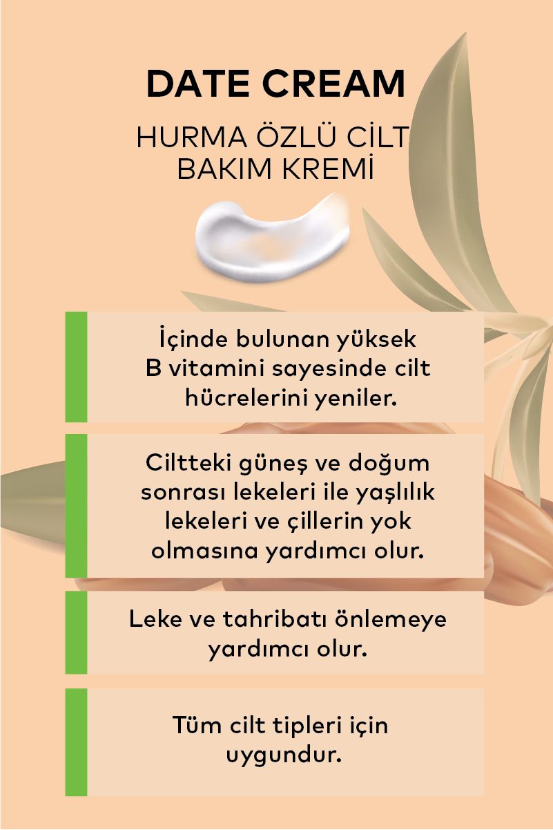 Hurma Cilt Bakım Kremi 50 ML