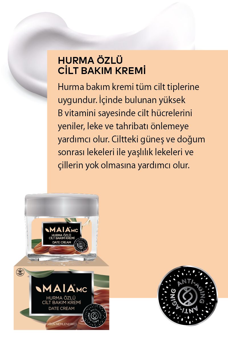 Hurma Cilt Bakım Kremi 50 ML