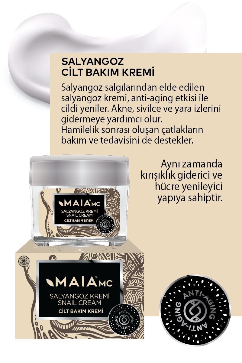 Salyangoz Cilt Bakım Kremi 50 ML