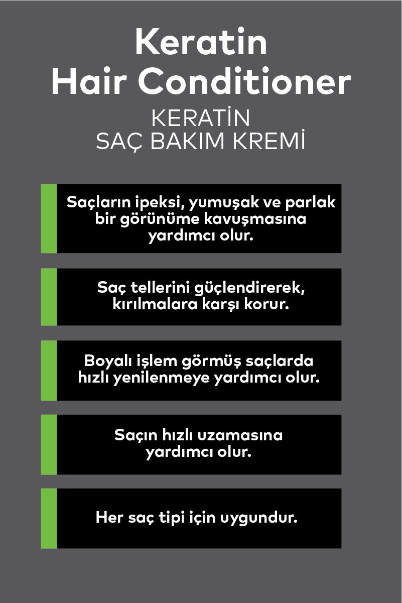 Keratin Saç Bakım Kremi 250 ML