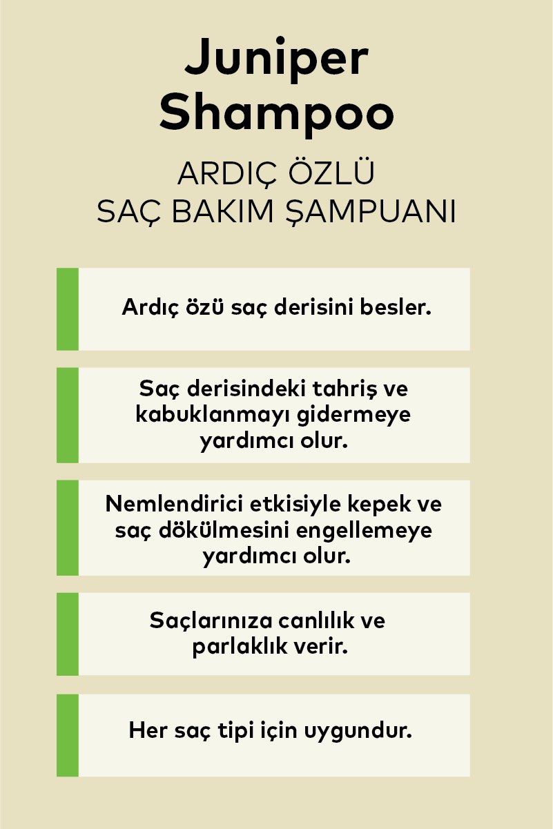 Ardıç Şampuanı Aloe Vera İlaveli 400 ML