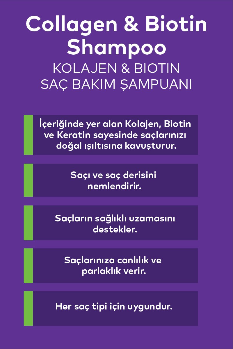 Kolajen Biotin Şampuan 400 ML