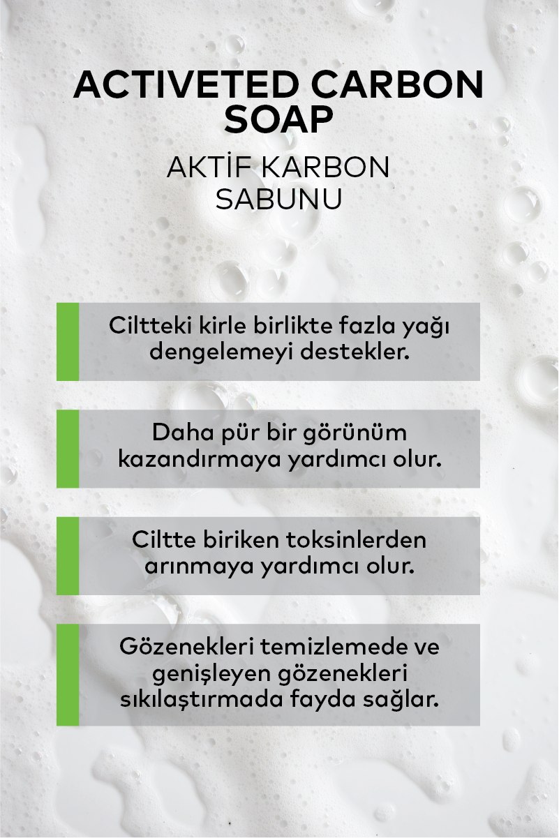 Aktif Karbon Sabunu 150 GR